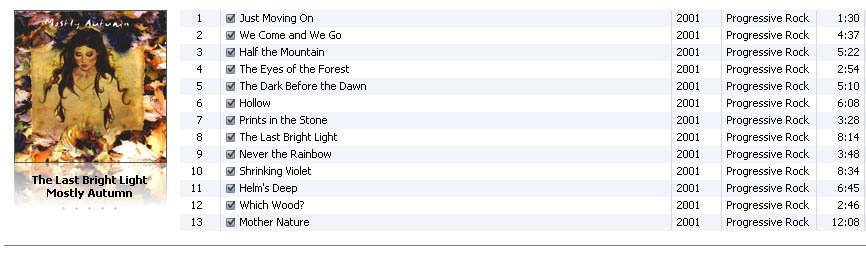 Mostly Autumn - The Last Bright Light